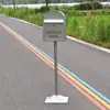 Buzón de hierro forjado retro estilo europeo modelo de buzón caja de sugerencias caja para cartas y periódicos a prueba de lluvia para exteriores accesorios decorativos de moda en internet
