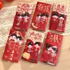Nuevo Sobres Rojos Gruesos Escarchados para Boda Creativo Paquete de Mil Yuanes para Boda Regalo de Agradecimiento Rojo para Dinero Múltiples Estilos Opcionales