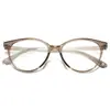 8063 Armações de Óculos de Grau Novas Estilo Japonês e Coreano com Armação Fina Leve Tr90 para Homens e Mulheres, Armações com Lentes Neutras, Modernas, Podem Ser Personalizadas com Grau