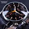 Jargar relógio mecânico masculino moda casual multi-funcional automático