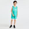 Traje Infantil Uniforme de Baloncesto Verano Niños Manga Corta Shorts Ropa Deportiva Bebé Conjunto de Dos Piezas Niñas Ropa de Secado Rápido