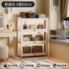 Vitrina para Bolsos con Cerradura e Iluminación Gabinete Acrílico Transparente Tres Lados Adornos Cosméticos Joyería Gabinete de Almacenamiento con Puerta abatible