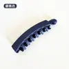 Presilha de Cabelo Banana Estilo Coreano e Japonês Nova Presilha Garra Cruzada Fosca com Dentes para Rabo de Cavalo e Penteado