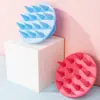 Venta Directa de Fábrica Cepillo Masajeador para Champú de Venta Caliente para Limpiar el Cuero Cabelludo y Cordón Cepillo de Baño Herramienta de Peluquería de Silicona Suave