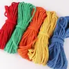 Corda de Cânhamo Decorativa Colorida Jardim de Infância Feita à Mão Barbante para Enrolar Garrafa Pote Corda de Cânhamo Decorativa Corda para Amarrar Zongzi