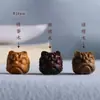 Sándalo Verde Tallado Dibujos Animados Wenwan Colgante Accesorios Adornos Colgantes DIY Llaveros Bolsas Dijes Accesorios Lindos Piezas de Mano