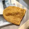 Gorro de Punto Hecho a Mano Estilo Japonés para Mujer, Gorro Fino de Lana Calado para Primavera y Otoño, Gorro Versátil Artístico Vintage para Adultos