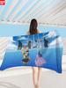 Toalla de Playa de Microfibra Fina One Piece Toalla de Baño Absorbente Estampada