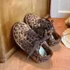 Zapatos Deportivos de Entrenamiento para Niños Estilo Coreano 2026 Invierno con Felpa Adicional Aceite de Argán Estilo Nuevo Unisex Moda Versátil Estampado de Leopardo Zapatos de Tabla Deportivos