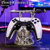 Estante azul con forma de muñeca, soporte para mando de videojuegos, soporte de exhibición retro para mando de PS5, soporte de escritorio para mando para sala de juegos