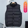 Chaleco Acolchado Trabajo Personalizado Invierno Algodón Engrosado Exposición de Empresa Chaleco de Protección Laboral Hombres Logo Personalizado