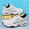 Zapatos de Malla Transpirables de Verano para Hombre tipo "Dad Shoes" Talla 46 Suela Gruesa para Aumentar Altura Ligeros Resistentes al Desgaste Casual Deportivos Talla Grande 47 Zapatos de Hombre Comercio Exterior