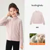 Ropa de Otoño Pudding Haru para Niñas, Tops Estilo Coreano, Nuevo Abrigo de Seda y Lana para Niños Otoño 2026