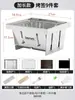 Estufa de Bolsillo Nueva Mejorada para Preparar Té, Estufa Pequeña para Uso en Interiores y Exteriores, Parrilla Plegable Portátil de Acero Inoxidable para Barbacoa