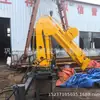 Grúa Rotatoria Hidráulica de Turbina de 360 Grados para Barcos, Camión Fijo Modificado con Grúa, Camión Grúa Hidráulico