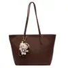 Bolso casual transfronterizo de gran capacidad, nuevo bolso tote elegante y minimalista para mujer, adecuado para el trabajo y los desplazamientos, bolso de hombro y bolso de axila