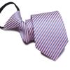 Corbata con cremallera de 8 cm al por mayor perezosa fácil de jalar sin nudo 7 cm para hombre negocios formal morado rojo rojo oscuro