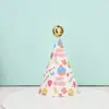 Adorable Sombrero de Cumpleaños Infantil de Dibujos Animados Cyber Celebrum Margarita Unicornio Meow Estrella Hombre Sombrero de Fiesta Dorado Decoración para Hornear Pasteles