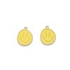 Nuevo Colgante Lindo de Cara Sonriente DIY Aleación Pintura Goteo de Aceite Accesorios de Joyería Simple Adorno para la Cabeza Pendientes Colgante