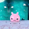 Micro-paisagem carnuda pequenos ornamentos nova lâmpada de abóbora bonito fantasma vampiro criativo chaveiro enfeites de Halloween
