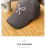 Gorra de Béisbol con Lazo de Verano Coreana Nuevo Estilo Selecciones de Influencers Ins para Mujer Casual Versátil Sombrilla Gorra de Pico de Pato