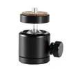 Três oito esférico PTZ LED suporte de luz esférico transmissão ao vivo pequena PTZ SLR câmera PTZ