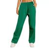 Comercio Exterior Transfronterizo Estilo Europeo y Americano Otoño 2025 Nuevo Amazon Forro Polar Color Sólido Casual Holgado Versátil Pantalones Deportivos