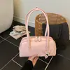 Bolsa de Mão Feminina da Moda, Bolsa para o Dia a Dia, Nova Bolsa Estilo Bowling Verão 2026, Bolsa de Ombro/Axila Simples e Estilosa