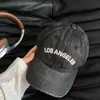 Gorra de béisbol vaquera para mujer, estilo coreano, para todo tipo de partidos, de ala ancha, con cara visible, gorra pequeña, estilo sol rojo de Internet, parte superior suave, sombrero de cabeza grande.