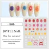 Pegatinas para Uñas con Gradiente de Rubor Pegatinas Adhesivas Estrella Dulce Estilo Japonés Decoraciones para Uñas Accesorios para Uñas Portátiles