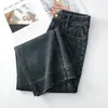 Jeans retro azules de pierna ancha de alta gama para mujer, nuevos de tiro alto, corte holgado, adelgazantes, pantalones rectos de estilo americano extremadamente elegantes