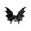 Pinza de Murciélago Negra Mate Estilo Punk Pinza para Cola de Caballo Pinza de Tiburón Gótica Pasador de Halloween Tocado de Fiesta