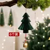 Adorno Creativo de Mini Árbol de Navidad de Panal Plegado de Origami para Decoración de Escena Navideña Colgante