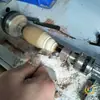 Mini torno DIY micro máquina herramienta portabrocas de cuatro garras máquina multiusos para cuentas de Buda torno para carpintería rectificado y pulido de cuentas redondas
