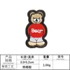Lixin bordado computador logo urso de desenho animado Zhang Zai acessórios de vestuário acessórios para bagagem adesivo patch para passar a ferro adesivos de tecido