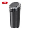 Cubo de Basura para Coche, Cubo de Basura Portátil, Portavasos para Coche, Cubo de Almacenamiento para Cáscaras de Basura, Cubo de Basura