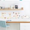 Nuevo FX-F202 Dibujo Animado Lindo Conejo Habitación Infantil Jardín de Niños Residencia Pared Fondo Decorativo Adhesivo de Pared Autoadhesivo