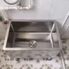 Tropas Cantina Jardim de Infância Piscina de Lavagem Piscina para Mop Aço Inoxidável 304/202 Piscina para Mop Escola Outras Cerâmicas