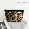 Bolsa de Cosméticos de Alto Valor con Estampado de Leopardo Personalizado, Estuche Portátil de Nicho para Guardar Servilletas Sanitarias, Estuche Portátil para Auriculares, Billetera para Monedas