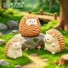 Micro-Paisagem Criativa Ouriço Fofinho Lindo Jardinagem Paisagismo Decoração DIY Acessórios Mini Enfeites de Mesa