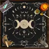 Tapete de Mesa para Cartas de Tarot Venda Quente Transfronteiriça, Tapete de Jogo Antiderrapante e Resistente ao Desgaste, Tapete Decorativo para Mesa de Mahjong, Dropshipping com Etiqueta Temu