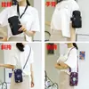 5 Bolsos para Teléfono Móvil para Mujer, Mini Bolsos Cruzados, Bolsos de Tela para Teléfono Móvil de Verano, Colgantes Verticales para el Cuello, Portafolletos de Muñeca Portátiles