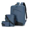 Mochila 2024 Nueva Mochila de Negocios Ocio Viaje para Hombre Gran Capacidad Tres Piezas Simple Hombro Cruzada