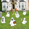 Zkb005 Halloween Fantasma Transfronterizo Enchufe para Patio Tablero Hueco Decoración para Fiesta de Jardín al Aire Libre Enchufe de Suelo