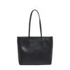 Bolsa de Grande Capacidade 2025 Novo Modelo PU Color-Blocking Versátil Bolsa Tote Retro Ombro Bolsa de Trabalho para Levar na Mão Estilo Urbano Simples
