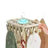 Tendedero Multiclip para el Hogar, Herramienta Multifuncional para Secar Calcetines en Balcón y Dormitorio, Pinzas para Calcetines de Bebé, Tendedero para Ropa Interior
