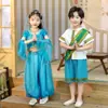 Ropa de Verano para Niños de la Minoría Étnica Dai para Actuaciones en Xishuangbanna, Disfraces para Niños y Niñas para Actuaciones del Festival de Salpicaduras de Agua de Yunnan