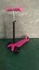Rueda de lámpara LED rusa para patinete de pedales para niños y niñas de 3-6-8 años, patinete infantil de comercio exterior, patinete