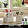 Coelho Vermelho de Desenho Animado Difusor de Pedra de Aromaterapia Sem Chama Óleo Essencial Quarto Casa Decoração de Mesa Criativa Nicho Decoração de Alto Padrão