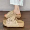 Sandalias Birkenstock Estilo Francés con Fuegos Artificiales de Pedrería para Mujer, Nuevas de Verano 2026, Sandalias de Playa Slip-On de Moda